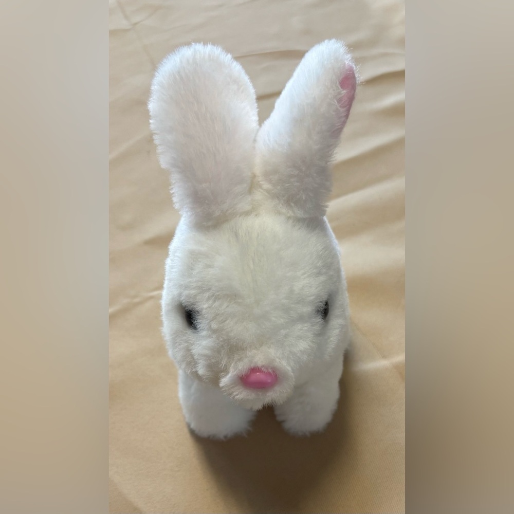 Interactive White‎ Bunny Plush Toy